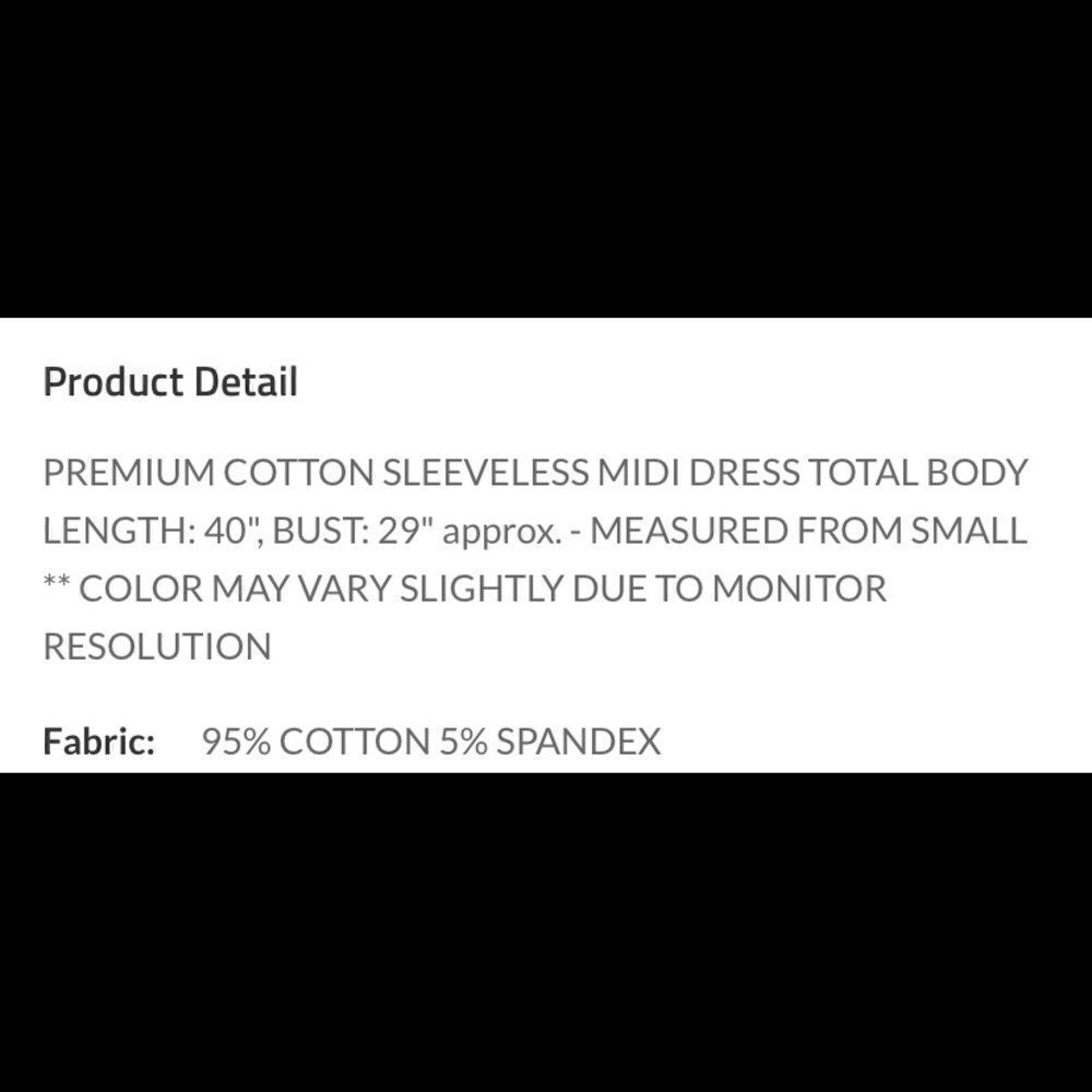 39. Premium Ruby Red Cotton Sleeveless MIDI Bodycon Dress NWT Boutique Valentine - Picture 2 of 2